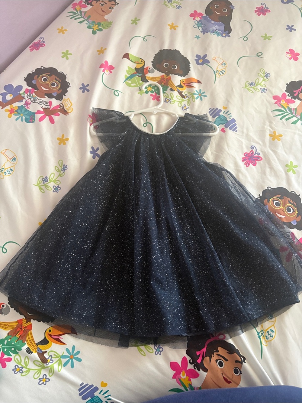 H&M Sparkle Navy Tulle Dress